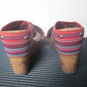 Montego Bay Club stretchy sandal wedge